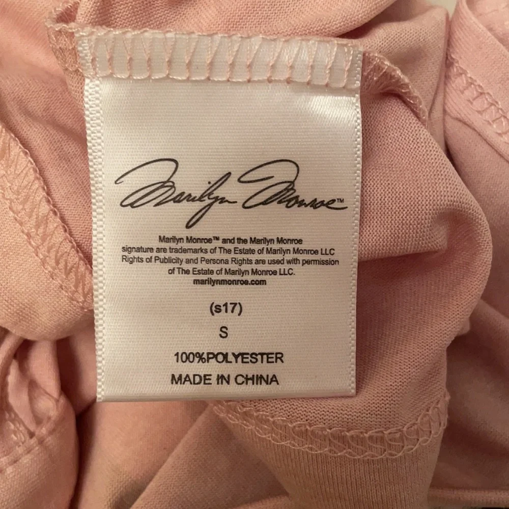 REDUCED PRICE Marilyn Marilyn Monroe pink tank with semi- see through back ❤️ - Picture 5 of 5